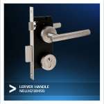 LH-2104SS ชุดกุญแจมือจับก้านโยก สแตนเลส ระบบทั่วไป Stainless Steel Motise Lock Entrance Set*คลิกดูรายละเอียดเพิ่มเติม
