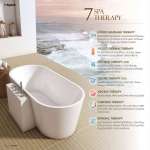 I-Spa OVERFLOW RECYCLING BATHTUB Series : GALAXY CLEAR