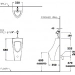 โถปัสสาวะชาย 320x350x680mm 1.5 ลิตรที่แรงดัน 1 บาร์*แนะนำCT475SS/CT474NS 