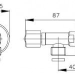 CT-179N(HM) วาล์วเปิด-ปิดน้ำ เข้า1ออก1 สต๊อปวาล์วคอตโต้*คลิกดูรายละเอียดเพิ่มเติมค่ะ