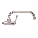 ก๊อกซิงค์เดี่ยว งวงตัว C ติดกำแพง / Ceramic Sink Wall-Mounted Long Low C Faucet