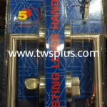LH-2113SS  มือจับก้านโยกสแตนเลส พร้อมตลับกุญแจ ดับเบิ้ลล็อค รับประกัน 5 ปี