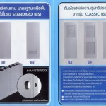 ประตูพีวีซี บาธติค รุ่นมาตรฐาน Standard BS1-BS6*คลิกดูรายละเอียดและเงื่อนไข