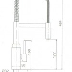 PA 84CR556 ก๊อกซิงค์ผสมน้ำร้อนเย็น  made in Italy รุ่น Dax