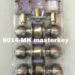 8014-MK ลูกบิดสแตนเลส 1 SET 3 ลูก*กุญแจ12ดอก/มาสเตอร์คีย์3+กุญแจต่อลูก9ดอก