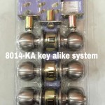 8014-KA ลูกบิดสแตนเลส 1 SET 3 ลูก*กุญแจ 3 ดอกเป็นมาสเตอร์คีย์หมด