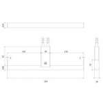 FBVHR-V104CS ที่ใส่กระดาษ ที่แขวนกระดาษชำระ แบบคู่ รุ่นริเวียร่า*คลิกดูรายละเอียด