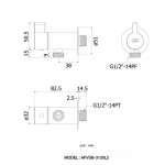 HFVSB-3120L2 ก๊อกเดี่ยวฝักบัว แบบติดผนัง (ไม่รวมสายอ่อน) รุ่น Tempo *คลิกดูรายละเอียดเพิ่มเติม