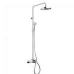 FJVHS-115TDS ฝักบัวก้านแข็ง3/4"หัว8" ก๊อกผสม , ฝักบัวสายอ่อน 2" + สายอ่อน SUS 1.5 เมตร รุ่น POCKET 0