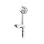 HOY ฝักบัวมือถือ2.1/2"สายอะคริลิค1.5ม.ชุบโครเมี่ยม   0