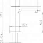PA 92CR204 ก๊อกล้างหน้าน้ำเย็น รุ่น ARENA