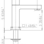PA 84CR204 ก๊อกล้างหน้าน้ําเย็น รุ่น DAX 