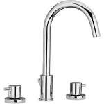 ก๊อกล้างหน้าผสมน้ําร้อน-เย็น 3 รู เซ็นเตอร์ 8” ยื่นจากเคาน์เตอร์ รุ่น COX 0