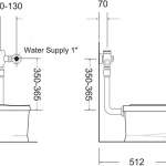 A-5902-06N ฟลัชวาล์วชักโครก แบบท่องอ 6 ลิตร