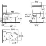 TF-2791H/FB103SW-WT สุขภัณฑ์ แบบสองชิ้น 3/4.5 ลิตร รุ่น CODIE-P