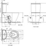 2407SC-WT-0 สุขภัณฑ์แบบสองชิ้น รุ่น Compact Codie ใช้น้ำ 3/4.2 ลิตร 