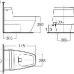 TF-2030-WT-0 สุขภัณฑ์แบบชิ้นเดียว รุ่น IDS Clear ใช้น้ำ 6 ลิตร 