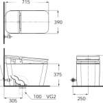 TF-2020-WT-9 | CL20209-6DAB  PLAT 4/6L Shower Toilet  (MUSIC)*คลิกดูรายละเอียดเพิ่มเติมค่ะ