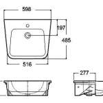 คลิกดูรายละเอียดสินค้าเพิ่มเติม WP-F322-WT อ่างล้างหน้าแบบฝังครึ่งเคาน์เตอร์ รุ่น IMAGINE