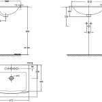 WP-F507-WT อ่างล้างหน้าแบบฝังบนเคาน์เตอร์ รุ่น Nobile