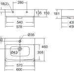 0507W-WT-0 อ่างล้างหน้าแบบแขวนผนัง รุ่น Acacia Evolution