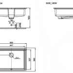 WP-F514-WT อ่างล้างหน้าแบบฝังใต้เคาน์เตอร์ รุ่น Thin Touch Square