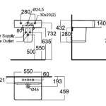 0550/0740-WT-0 อ่างล้างหน้าแบบแขวนผนัง พร้อมขาตั้งลอย รุ่น Concept Cube