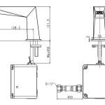 A-8509-DC ก๊อกน้ำเย็นอ่างล้างหน้าอัตโนมัติ รุ่น Line Sensor (แบบใช้แบตเตอรี่)