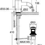 คลิกดูรายละเอียดสินค้าเพิ่มเติม A-2801-111-000 ก๊อกผสมอ่างล้างหน้า พร้อมสต็อปวาล์ว รุ่น CELIA 