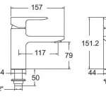 A-1306-10 ก๊อกน้ำเย็นอ่างล้างหน้า รุ่น Acacia Evolution (ไม่รวมสะดืออ่าง) 
