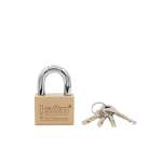 IsOn กุญแจคล้อง ทองเหลือง ระบบวงแหวน (Solid Brass Padlock-Disc) NO.450 (B)