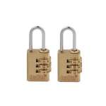 IsOn กุญแจล็อครหัส ทองเหลือง แบบตัวเลข 3 หลัก (3 Dight Travel Lock) NO.AR 322 B