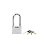 IsOn กุญแจถอดงวง เหล็ก ชุบโครเมียม ระบบวงแหวน (Steel Padlock-Disc) NO.(C)-50