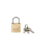 IsOn กุญแจสปริงทองเหลือง ขนาด 20 มม. (Solid Brass Padlock-Spring)  0