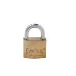 IsOn กุญแจสปริงเหล็ก ชุบทอง ขนาด 25-50 มม. (Solid Steel Padlock-Spring)