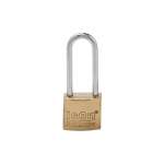 IsOn กุญแจสปริงเหล็ก ชุบทอง ขนาด 25-50 มม. (Solid Steel Padlock-Spring)