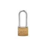 IsOn กุญแจสปริงเหล็ก ชุบทอง ขนาด 25-50 มม. (Solid Steel Padlock-Spring)