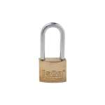 IsOn กุญแจสปริงเหล็ก ชุบทอง ขนาด 25-50 มม. (Solid Steel Padlock-Spring)