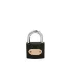 IsOn กุญแจสปริงเหล็กดำ ขนาด 25-50 มม. (Solid Steel Padlock-Spring)