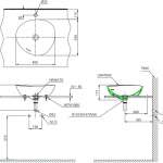 LW4704#XW อ่างล้างหน้าวางบนเคาน์เตอร์ พร้อมสะดือป๊อปอัพ(เคลือบสาร CEFIONTECT)