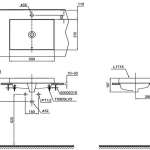 L1715 อ่างล้างหน้าวางบนเคาน์เตอร์ 