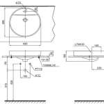 L700CD อ่างล้างหน้าวางบนเคาน์เตอร์ (1 รูก๊อก) เคลือบสาร CEFIONTECT