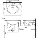 L548UD อ่างล้างหน้าฝังใต้เคาน์เตอร์ 
