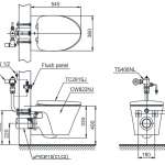 CWT822NTJ1 โถสุขภัณฑ์แขวนผนัง (สำหรับฟลัชวาล์ว) ใช้น้ำ 6 ลิตร