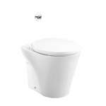 CWT824NPJT1 โถสุขภัณฑ์ตั้งพื้น (สำหรับฟลัชวาล์ว) ใช้น้ำ 6 ลิตร ระยะท่อถึงผนัง 180 มม. (ท่อออกผนัง)  ฝารองนั่งแบบ Soft Close รุ่น TC282SJ 0