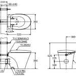 CWT824NPJT1 โถสุขภัณฑ์ตั้งพื้น (สำหรับฟลัชวาล์ว) ใช้น้ำ 6 ลิตร 