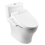 CW889UW4 โถสุขภัณฑ์ชิ้นเดียว พร้อมฝา WASHLET ระบบชำระล้าง TORNADO ใช้น้ำ 4.5/3 ลิตร | TWS 0