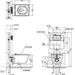 CWT522 โถสุขภัณฑ์แขวนผนัง ระบบชำระล้าง TORNADO ใช้น้ำ 4.5/3 ลิตร 