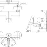 TBS01301T ก๊อกผสมสำหรับยืนอาบน้ำ ชนิดติดผนัง (ไม่รวมชุดฝักบัวสายอ่อน) รุ่น LB