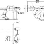 TTLC302KR ก๊อกผสมอ่างล้างหน้าแบบก้านโยก ชนิดฝังผนัง รุ่น CRES